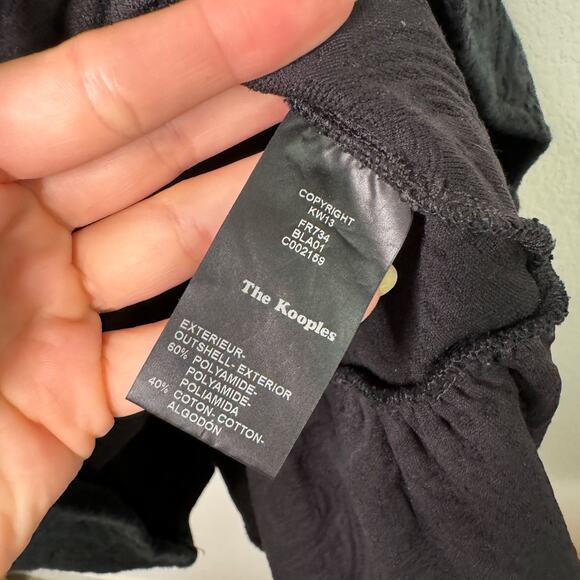 The Kooples Black Zip Front Mini Dress - Picture 11 of 13